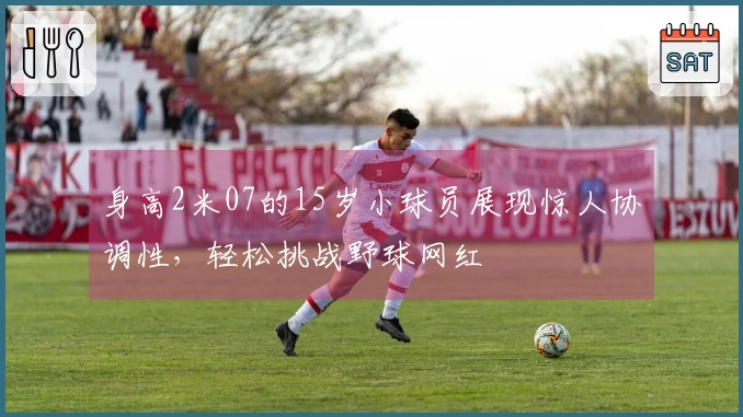 身高2米07的15岁小球员展现惊人协调性，轻松挑战野球网红