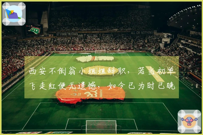 西安不倒翁小姐姐辞职，若当初单飞走红便无遗憾，如今已为时已晚